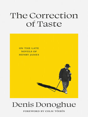 cover image of The Correction of Taste